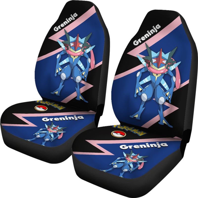 Greninja Water Shuriken Pokemon Premium Custom Car Seat Covers Decor Protectors Nearkii