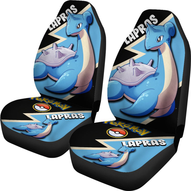 Lapras Car Seat Covers Custom Anime Pokemon Car Accessories Nearkii