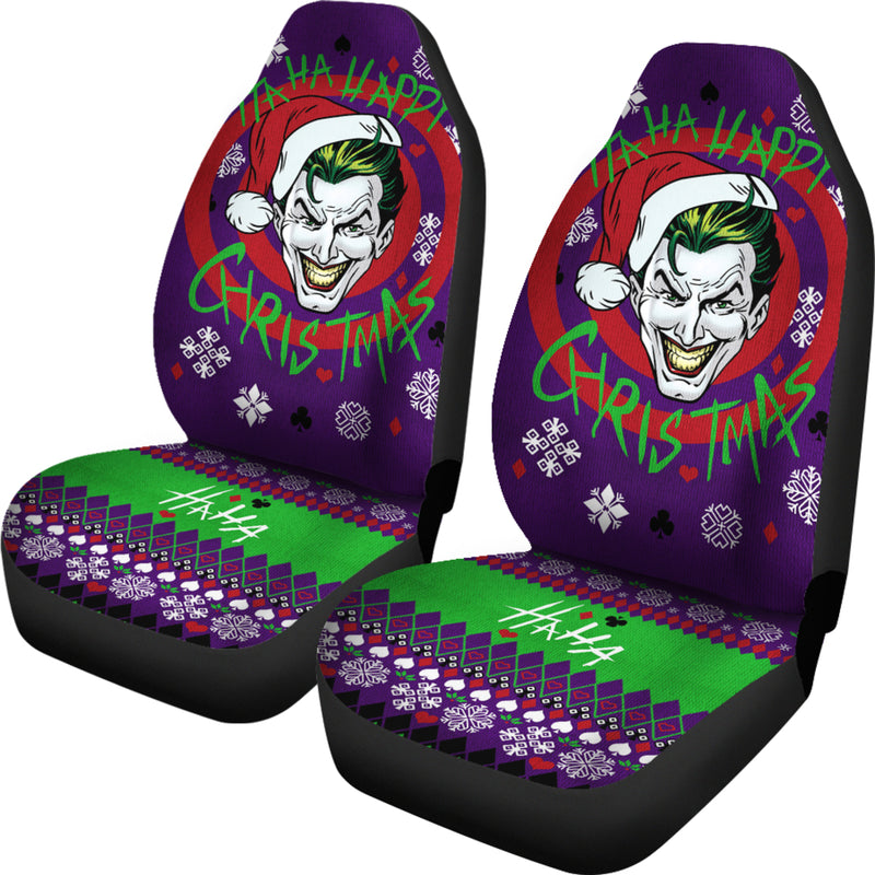 Joker Haha Christmas Premium Custom Car Seat Covers Decor Protectors Nearkii