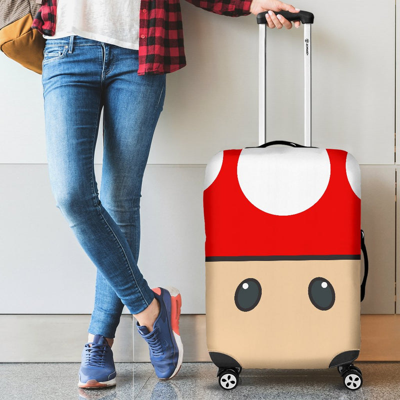 Mario Mushroom Luggage Cover Suitcase Protector 1 Nearkii