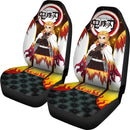 Rengoku Demon Slayer Season 2 Custom Car Premium Custom Car Seat Covers Decor Protectors Car Accessories Anime Gift Nearkii
