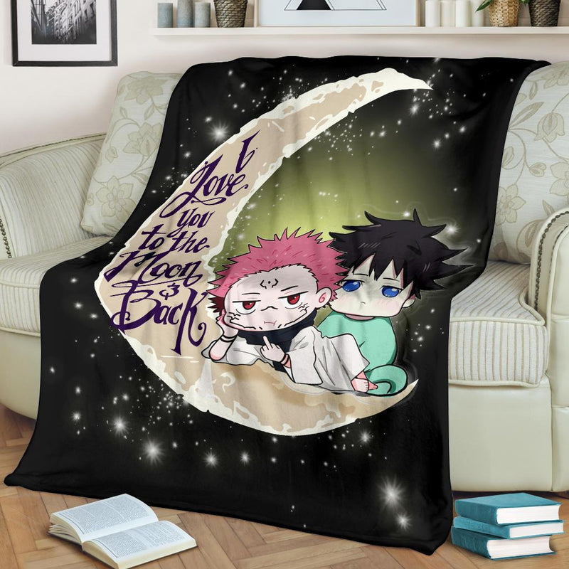 Jujutsu Kaisen Megumi Sukuna Chibi Cute Anime Premium Blanket Nearkii