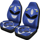 Mighty Morphin Power Rangers Blue Premium Custom Car Seat Covers Decor Protectors Nearkii