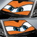 Orange Angry Eyes Car Auto Sun Shades Nearkii