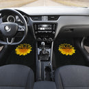 Sunflowers Shut It Up Front And Back Car Mats (Set Of 4) Nearkii