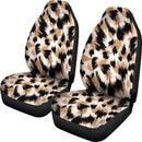Best Painting Cheetah Print Premium Custom Car Seat Covers Decor Protector Nearkii