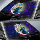 Stitch Love You To The Moon Galaxy Car Auto Sunshades Nearkii
