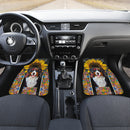 Bernese Mountain Dog Sunflower Hippie Car Floor Mats Car Accessories Nearkii