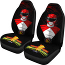 Red New Mighty Morphin Power Rangers Premium Custom Car Seat Covers Decor Protectors Nearkii