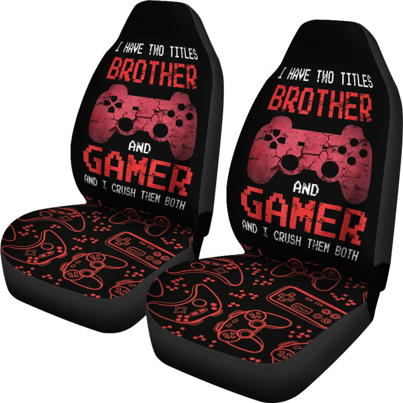 Best Video Games Gift For Boys Brother Son Premium Custom Car Seat Covers Decor Protector Nearkii