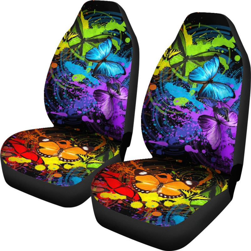 Best Colorful Butterfly Premium Custom Car Seat Covers Decor Protector Nearkii