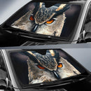 Owl Close Up 4K Car Sun Shade Gift Ideas 2023 Nearkii