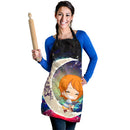 Nami One Piece Love You To The Moon Galaxy Custom Apron Best Gift For Anyone Who Loves Cooking Nearkii