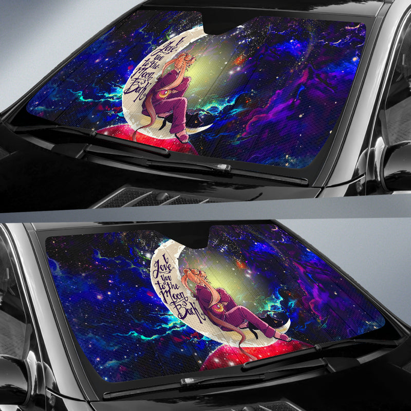 Sailor Moon 1 Love You To The Moon Galaxy Car Auto Sunshades Nearkii