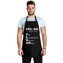 Vegan Custom Apron Gift For Cooking Guys