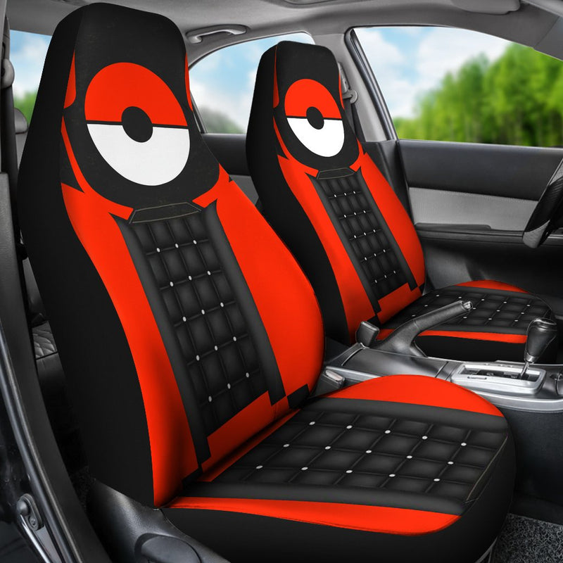 Pokemon Ball Car Premium Custom Car Seat Covers Decor Protectors Nearkii