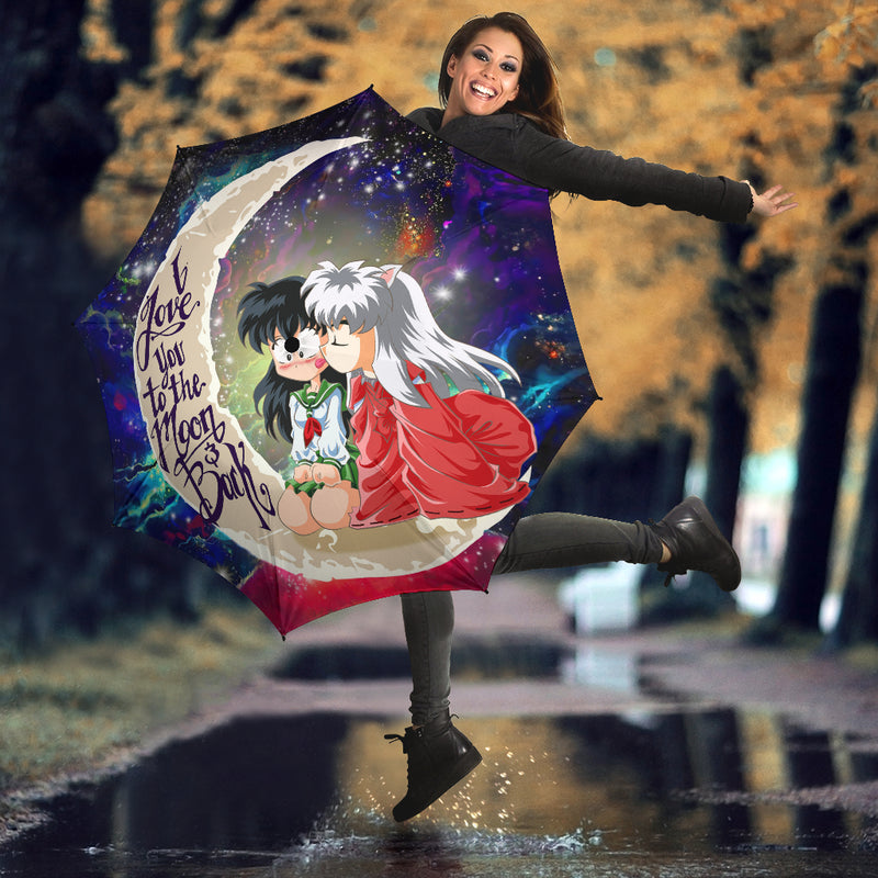Inuyasha Love You To The Moon Galaxy Umbrella Nearkii