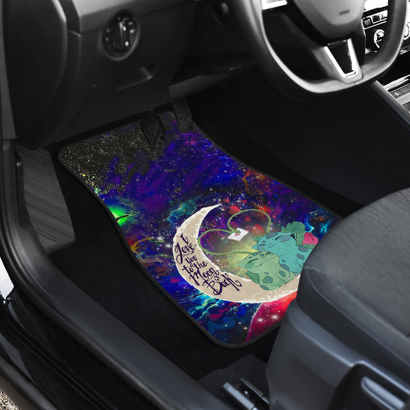 Bulbasaur Couple Pokemon Love You To The Moon Galaxy Car Floor Mats Car Accessories Nearkii