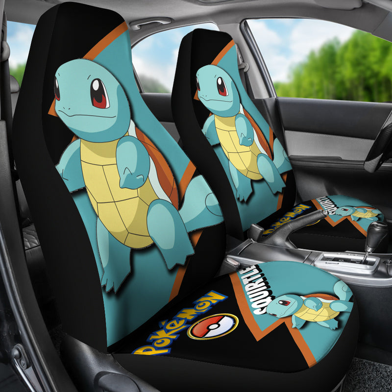 Squirtle Car Seat Covers Custom Anime Pokemon Car Accessories