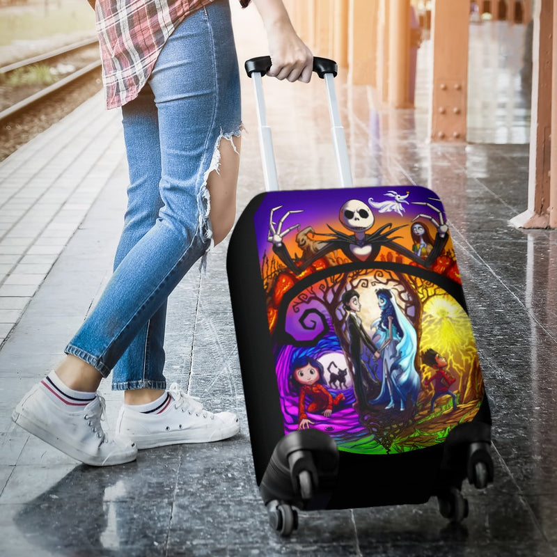 Nightmare Before Christmas Luggage Cover Suitcase Protector 5 Nearkii