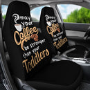 Best Teacher Coffee Lover Premium Custom Car Seat Covers Decor Protector Nearkii