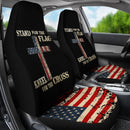 Best Stand For The Flag Kneel For The Cross Premium Custom Car Seat Covers Decor Protector Nearkii