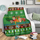 Sloth Christmas Blanket Amazing Gift Idea Nearkii
