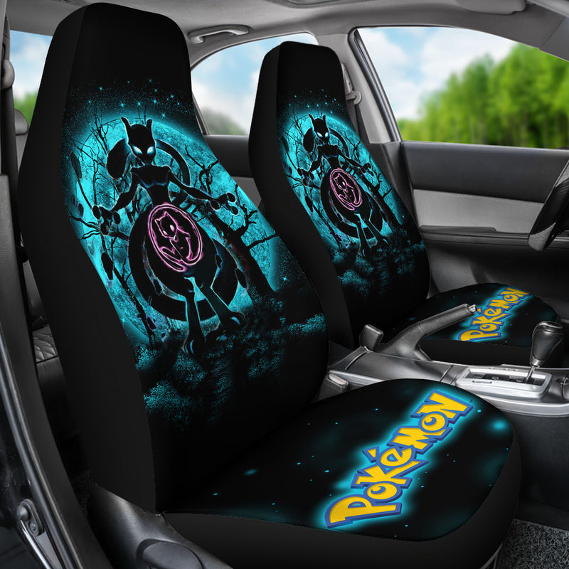 Mewtwo Moonlight Legendary Pokemon Premium Custom Car Seat Covers Decor Protectors Nearkii