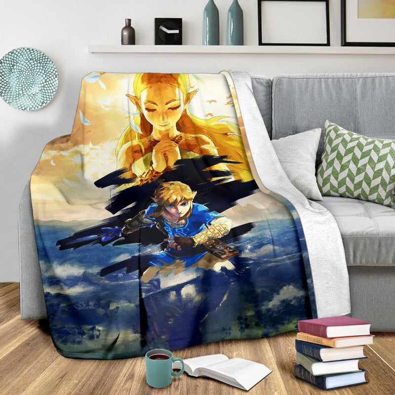 Legend Of Zelda Breath Of The Wild Premium Blanket Nearkii