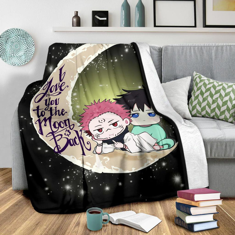 Jujutsu Kaisen Megumi Sukuna Chibi Cute Anime Premium Blanket Nearkii