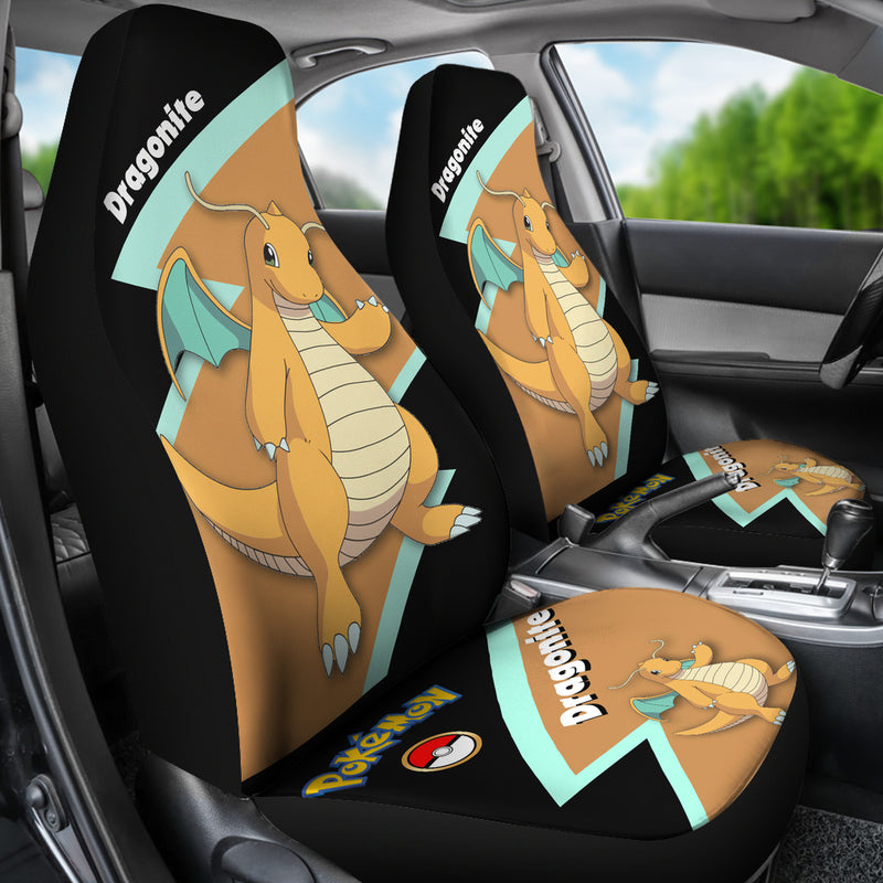 Dragonite Pokemon Premium Custom Car Seat Covers Decor Protectors Nearkii