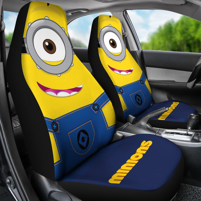 Minion Premium Custom Car Seat Covers Decor Protectors Nearkii