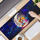 Mario Couple Love You To The Moon Galaxy Mouse Mat Nearkii