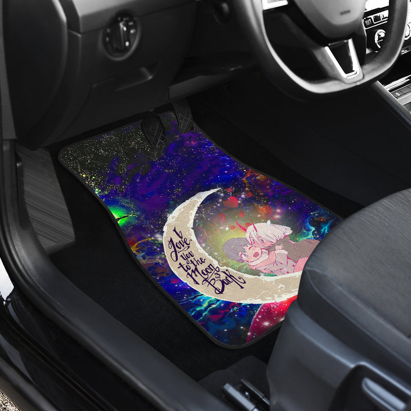 Darling In The Franxx Hiro And Zero Two Love You To The Moon Galaxy Car Mats Nearkii