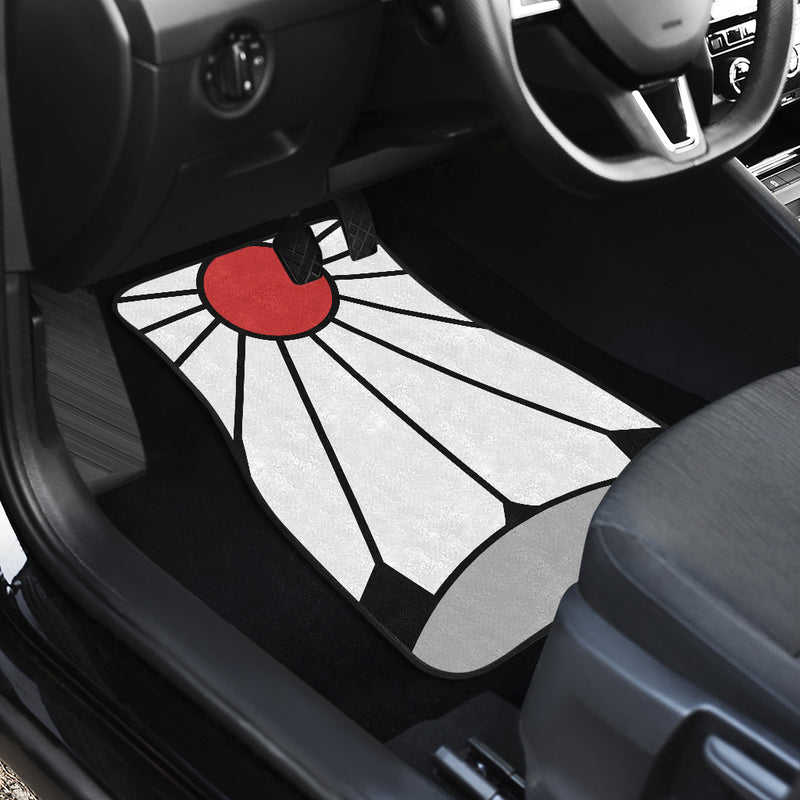 Hanafuda Rising Sun Tanjiro Car Floor Mats Car Accessories Nearkii