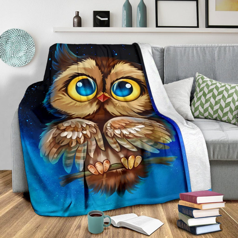 Owl Night 2022 Premium Blanket Nearkii