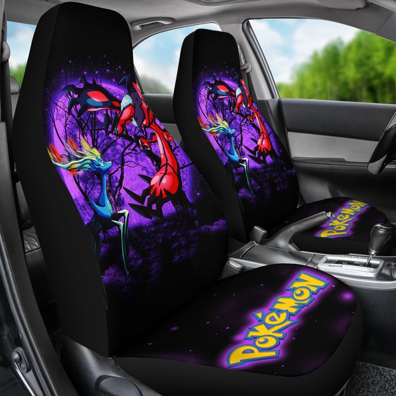 PokeMon X Y Yveltal And Xerneas Moonlight Premium Custom Car Seat Covers Decor Protectors Nearkii