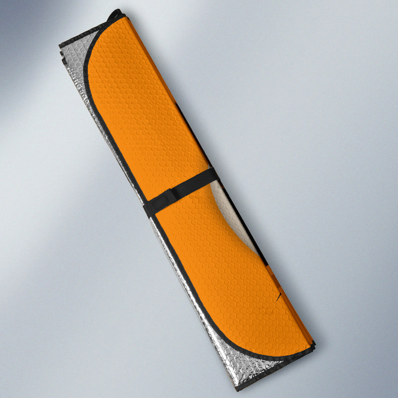 Orange Challenging Cartoon Eyes Car Auto Sun Shades Windshield Accessories Decor Gift Nearkii