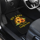 Sunflowers Just A Girl Who Loves Sunflowers Art Front And Back Car Mats (Set Of 4) Nearkii
