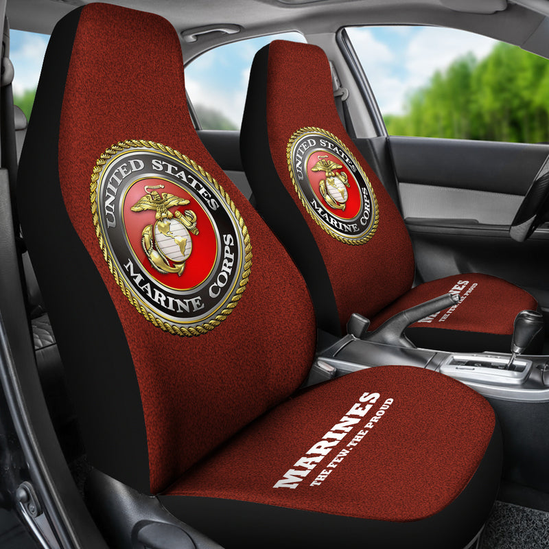 U.S Marine Corps Premium Custom Car Seat Covers Decor Protectors Nearkii