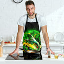 Mega X Rayquaza Moonlight Custom Apron Best Gift For Anyone Who Loves Cooking