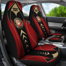 Best US Marine Corps Red Premium Custom Car Seat Covers Decor Protector Nearkii