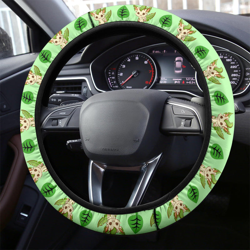 Pokemon Leafeon Eevee Evolution Car Steering Wheel Cover Nearkii