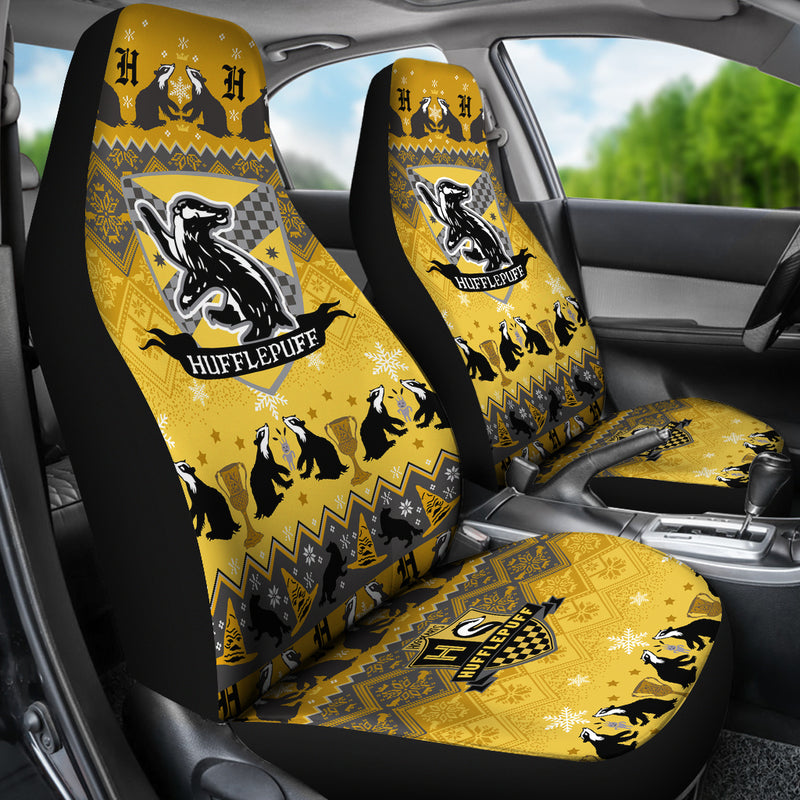 Harry Potter Hufflepuff Premium Custom Car Seat Covers Decor Protectors Nearkii