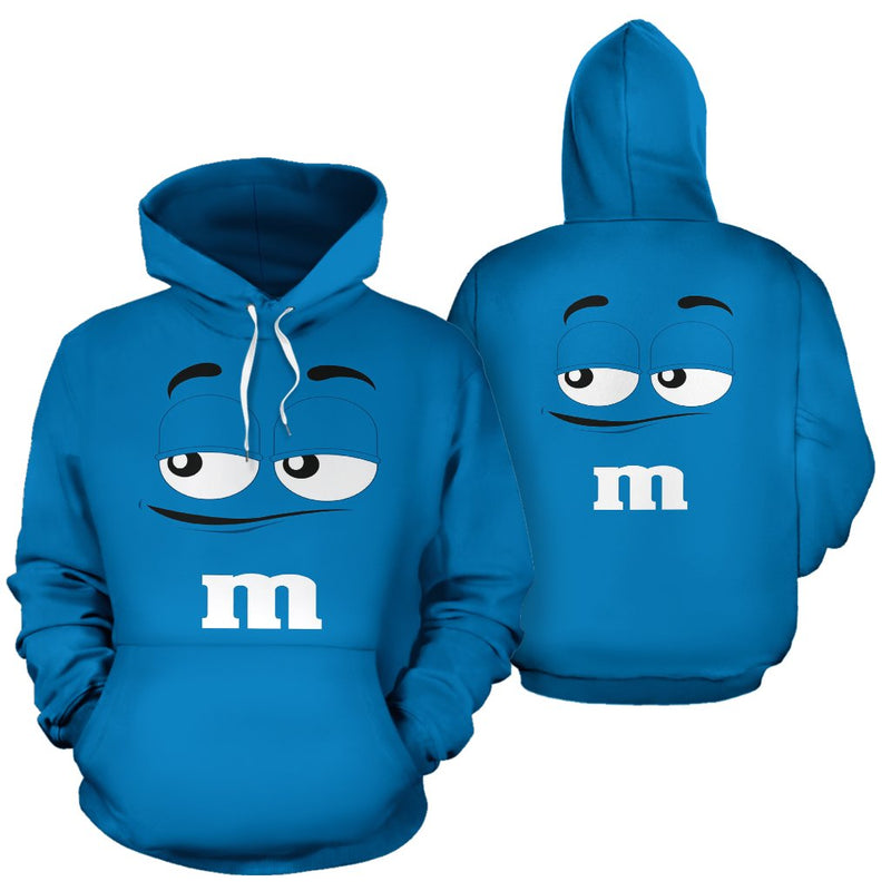 M&M Chocolate Blue Hoodie