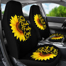 Best Sunflowers Shut Duh Fuh Up Premium Custom Car Seat Covers Decor Protector Nearkii