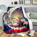 Totoro Ghibli Snorlax Pokemon Love You To The Moon Galaxy Blanket Nearkii