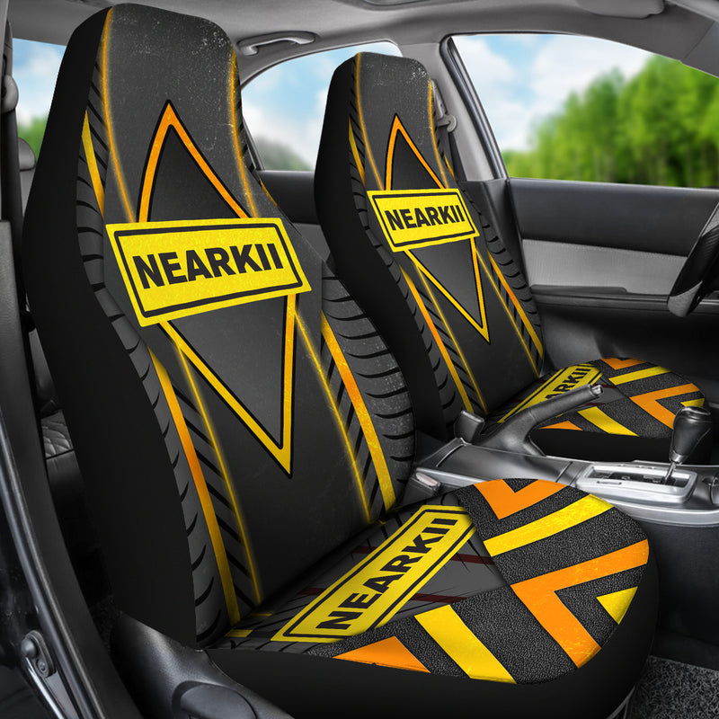 Nearkii Custom Logo Premium Custom Car Seat Covers Decor Protector 2 Nearkii