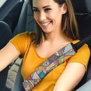 Vintage Mandala Bohemian Premium Custom Car Seat Belt Covers Nearkii