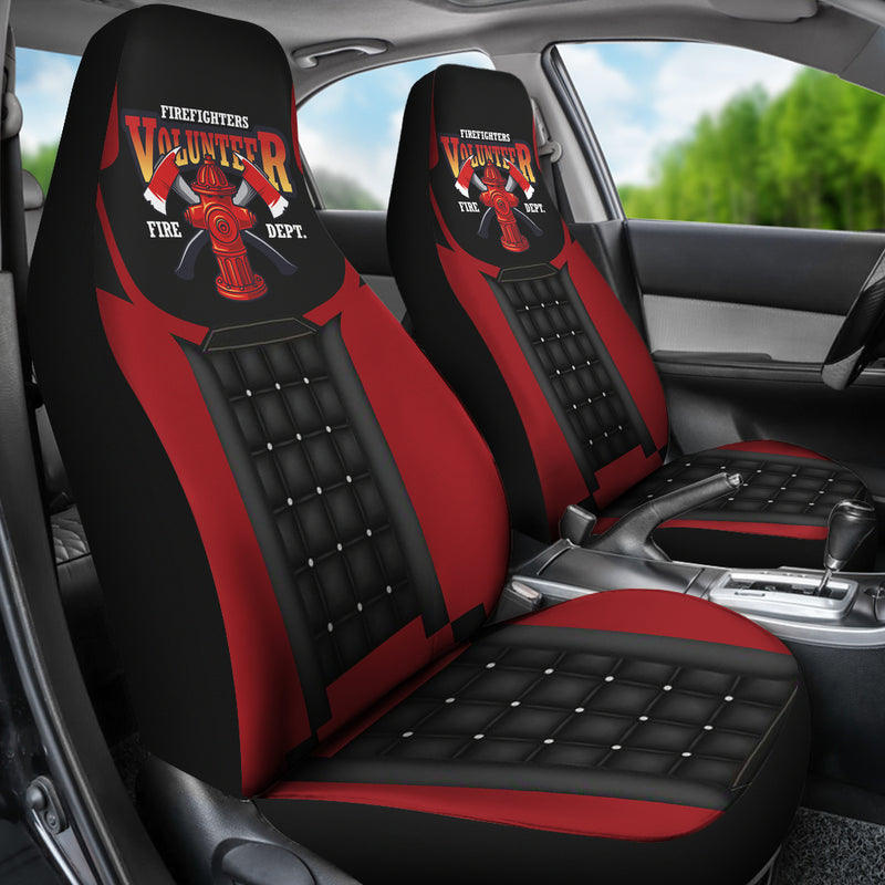 Best Us Fire Fighter 5 Premium Custom Car Seat Covers Decor Protector Nearkii
